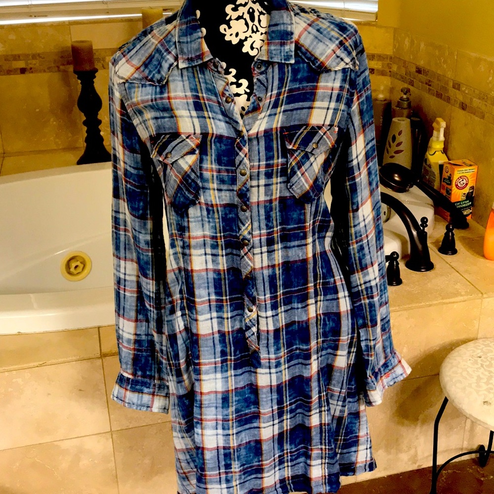 Flannel dress